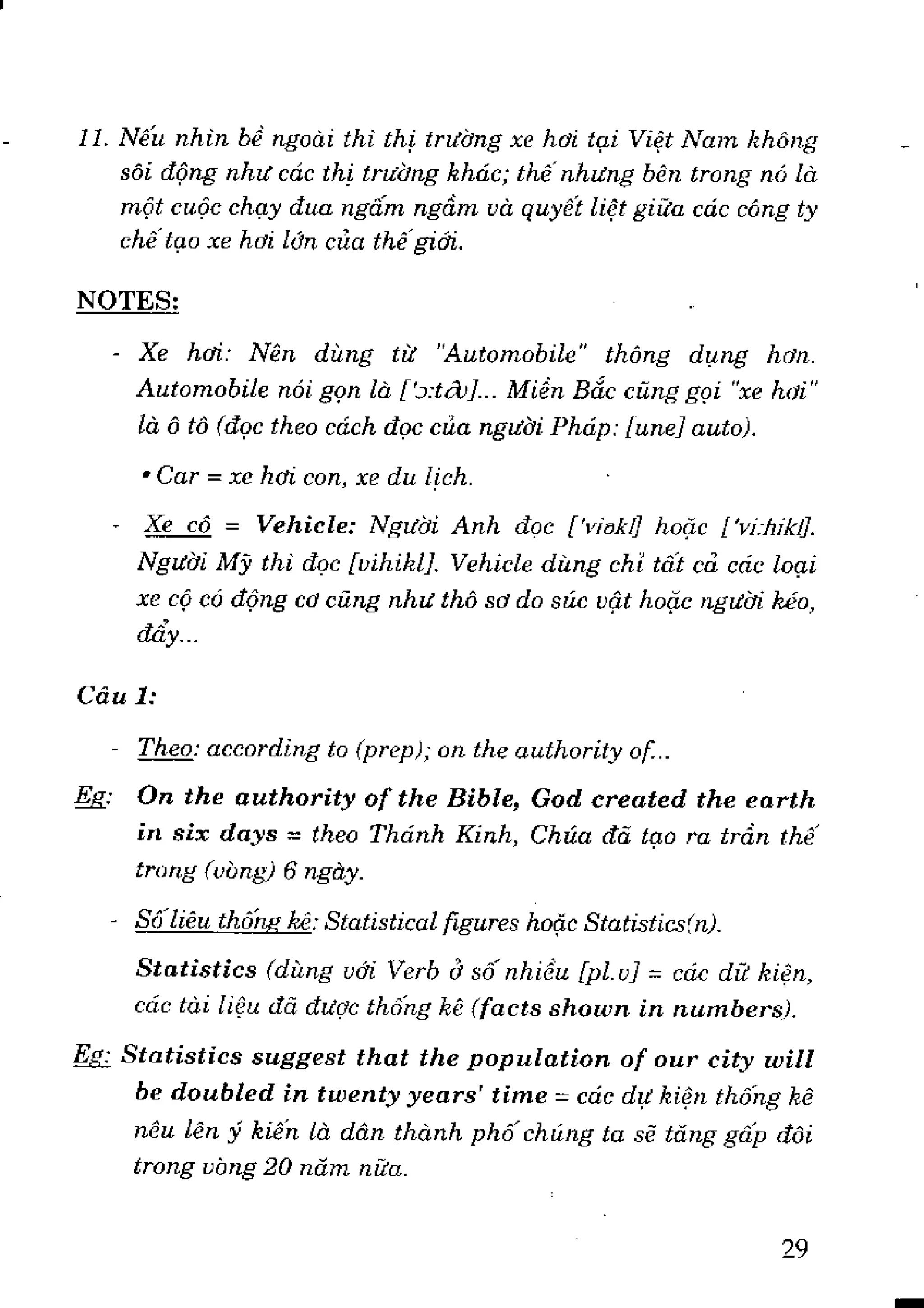 Luyện dịch Việt Anh