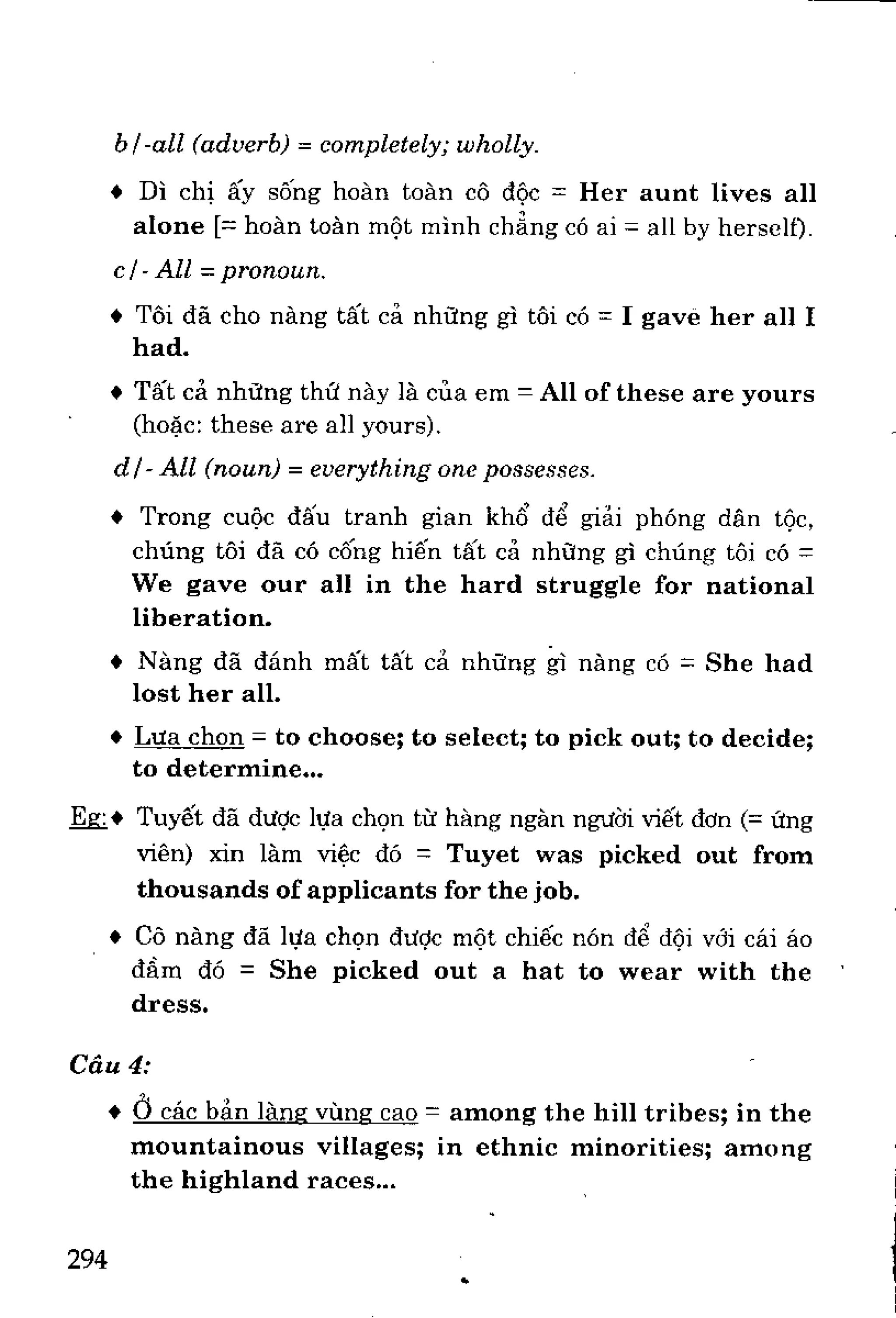 Luyện dịch Việt Anh