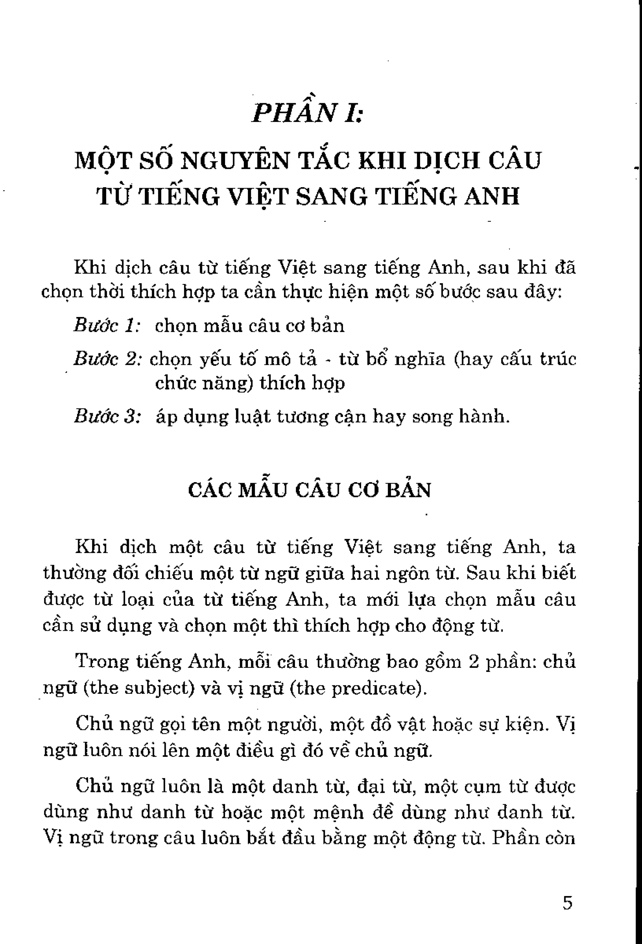 Luyện dịch Việt Anh