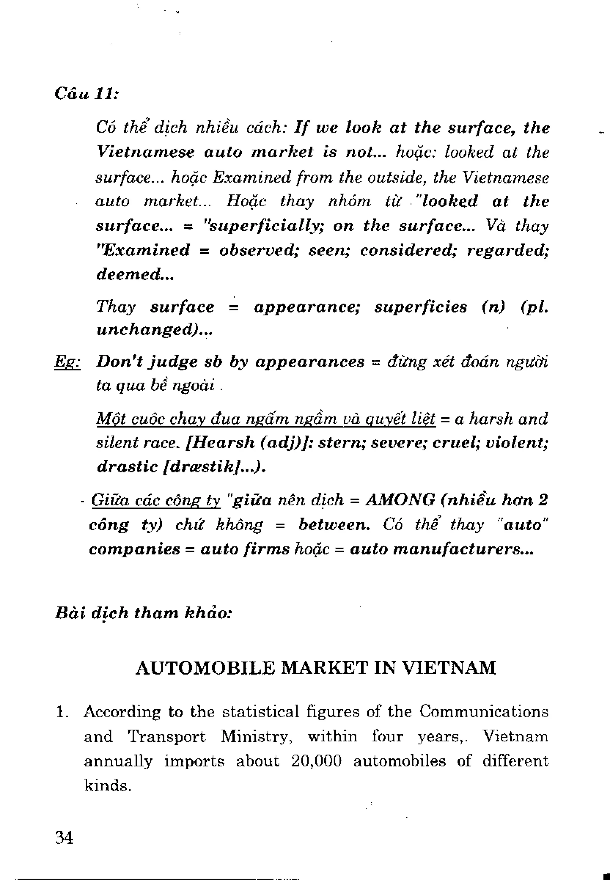 Luyện dịch Việt Anh