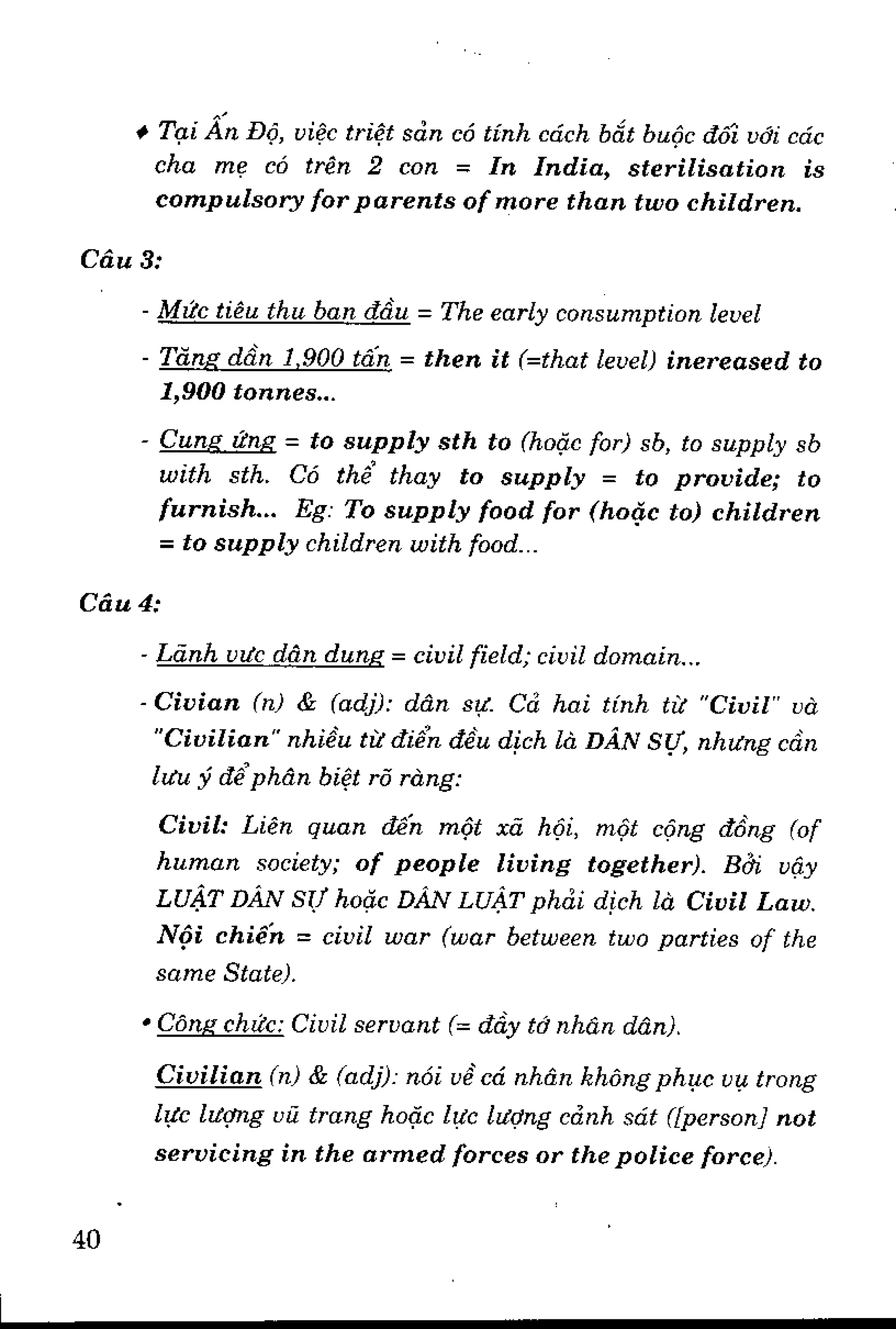 Luyện dịch Việt Anh