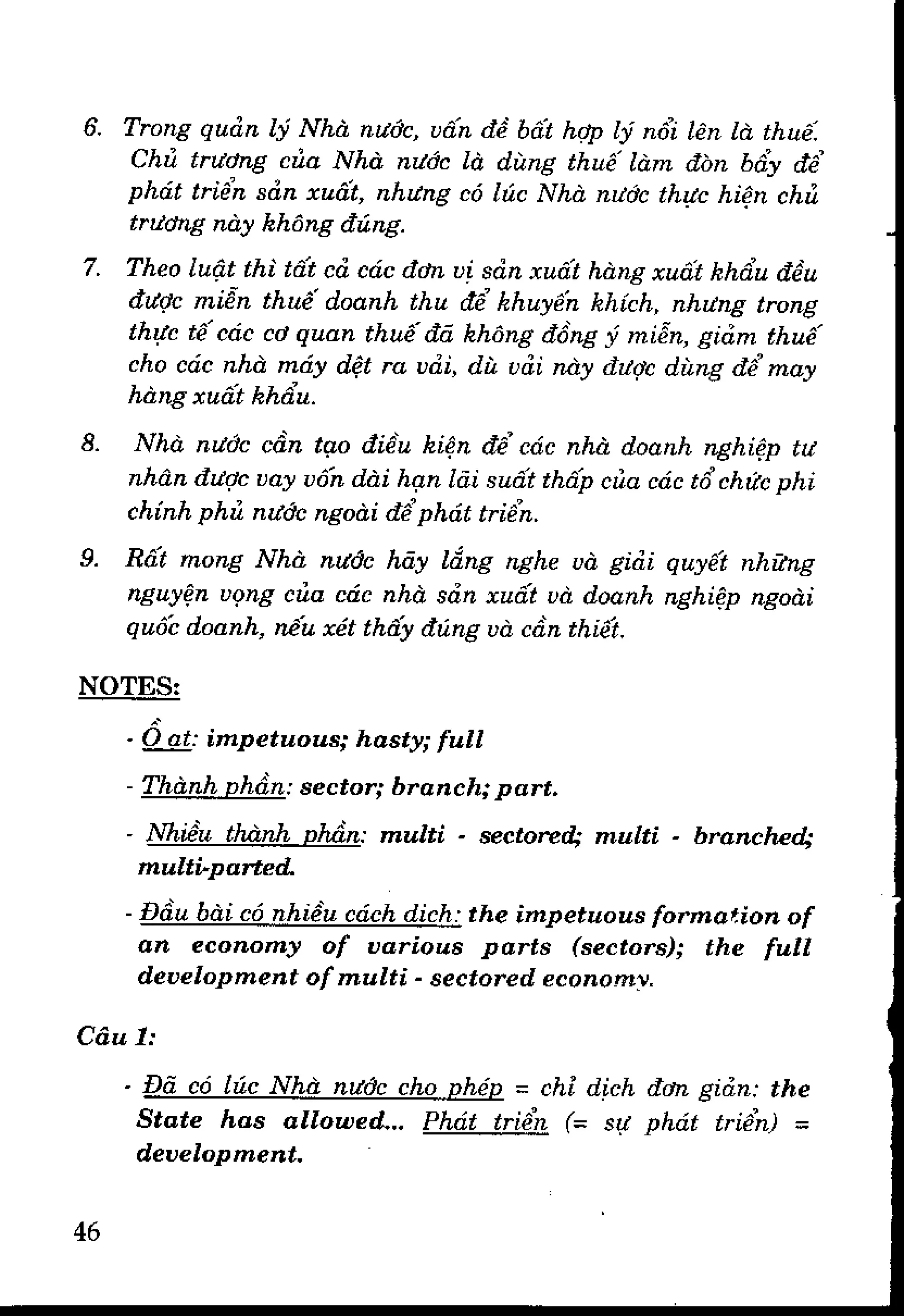 Luyện dịch Việt Anh