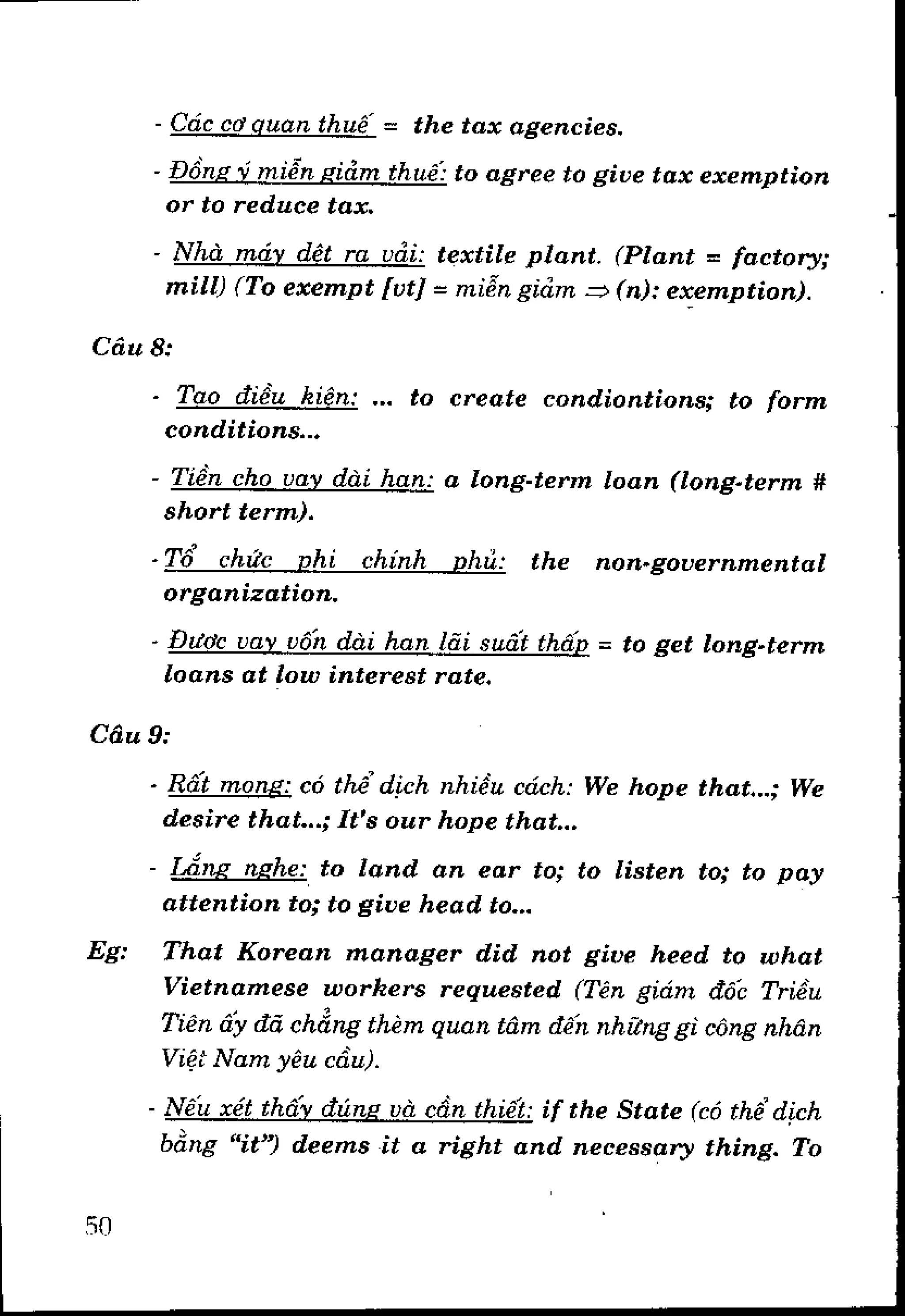 Luyện dịch Việt Anh