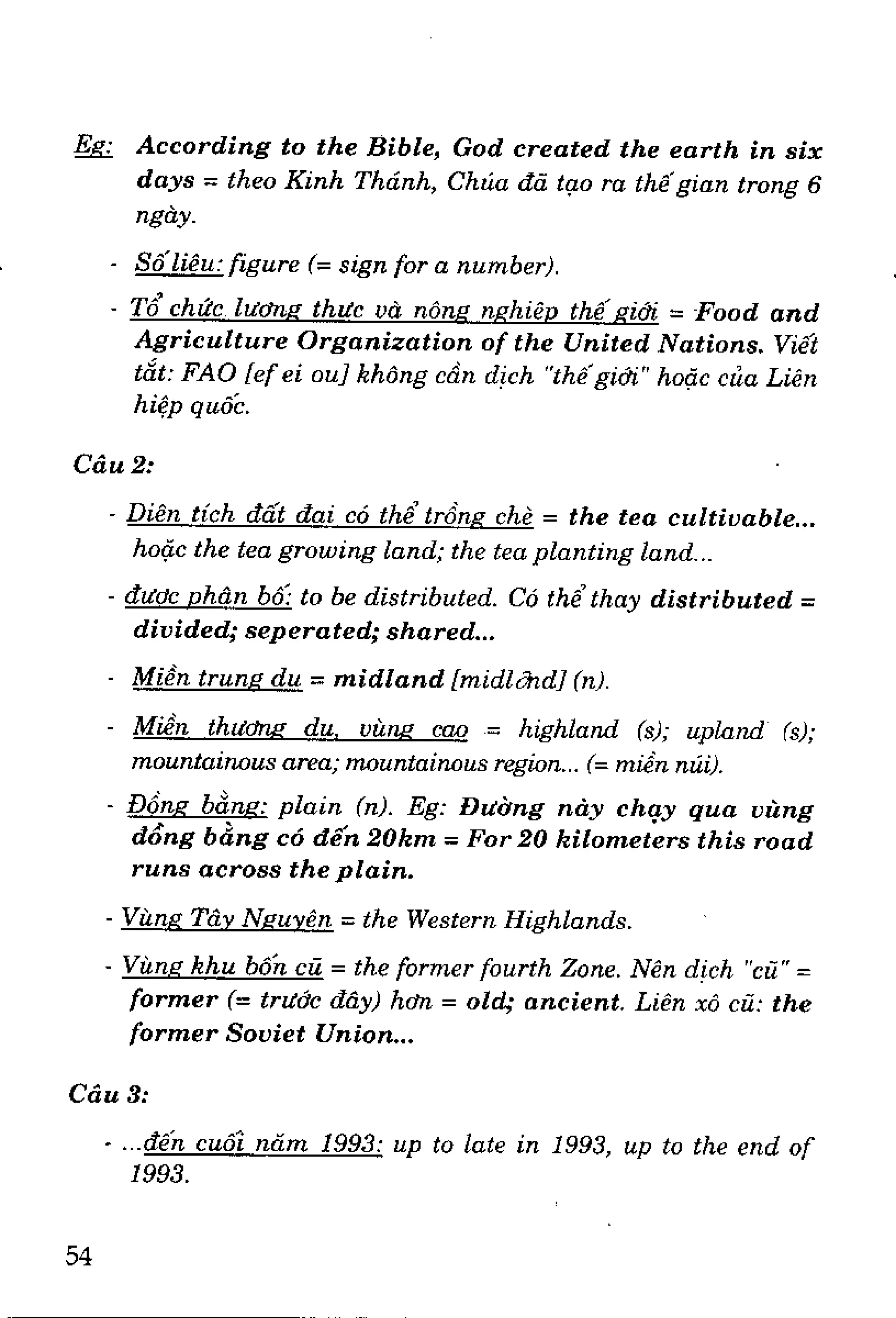 Luyện dịch Việt Anh