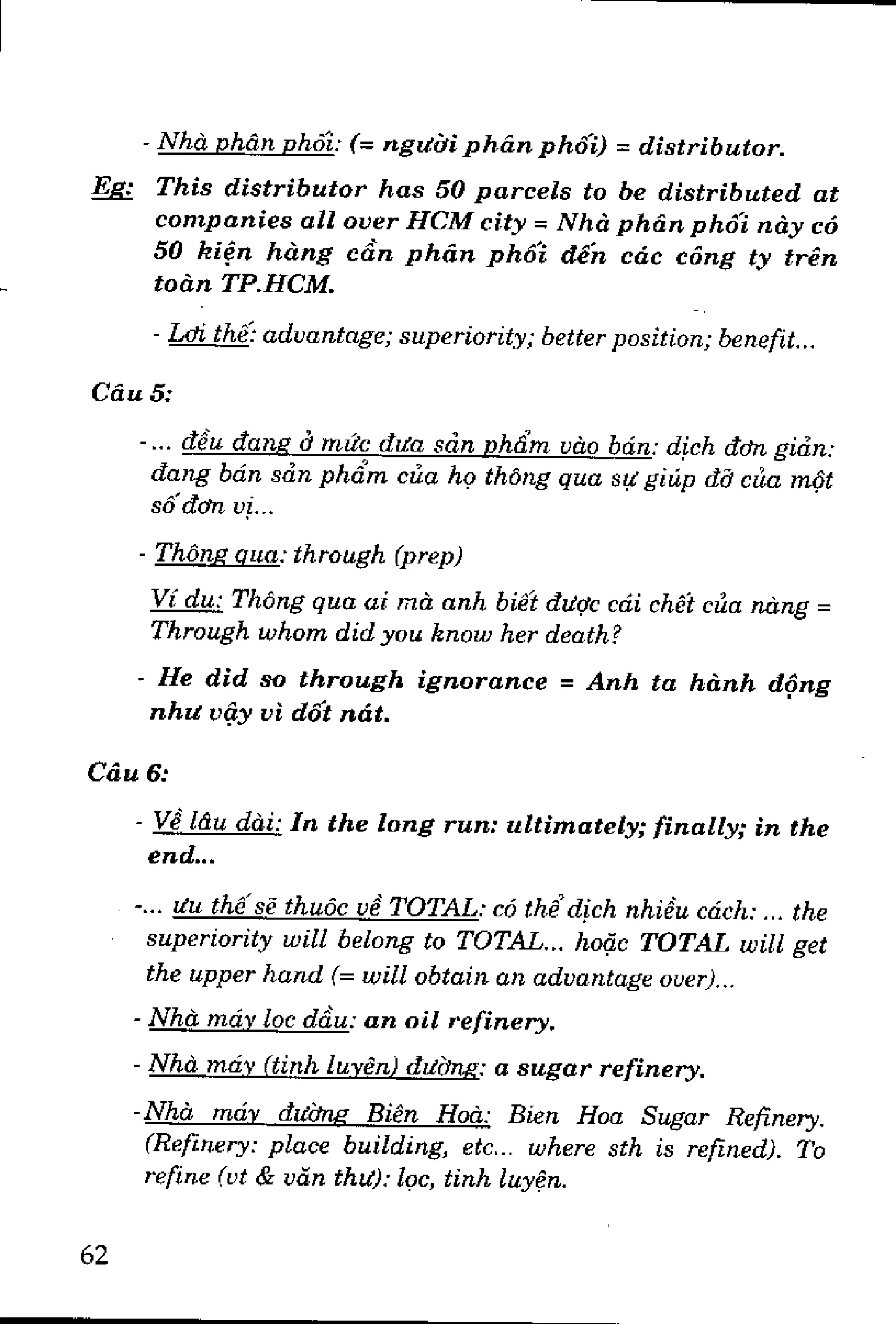 Luyện dịch Việt Anh