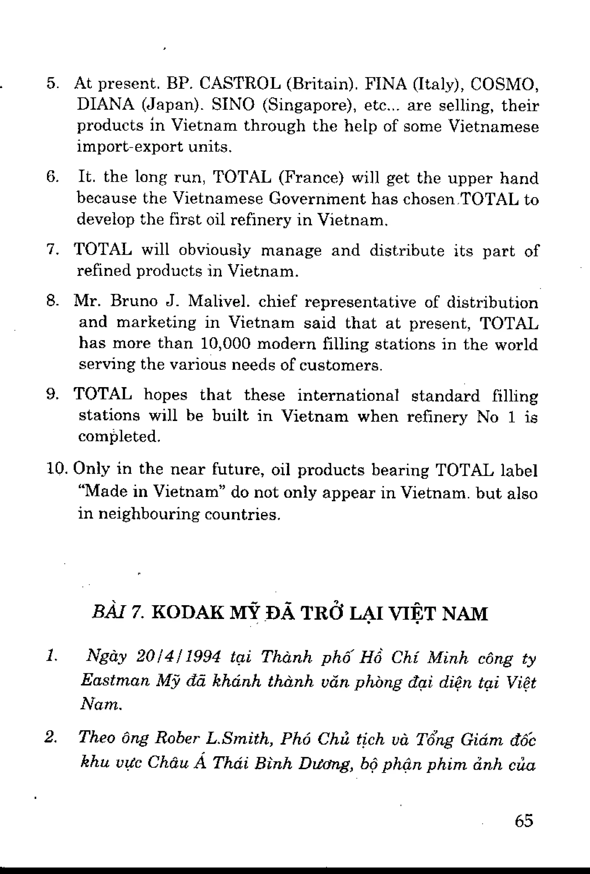 Luyện dịch Việt Anh