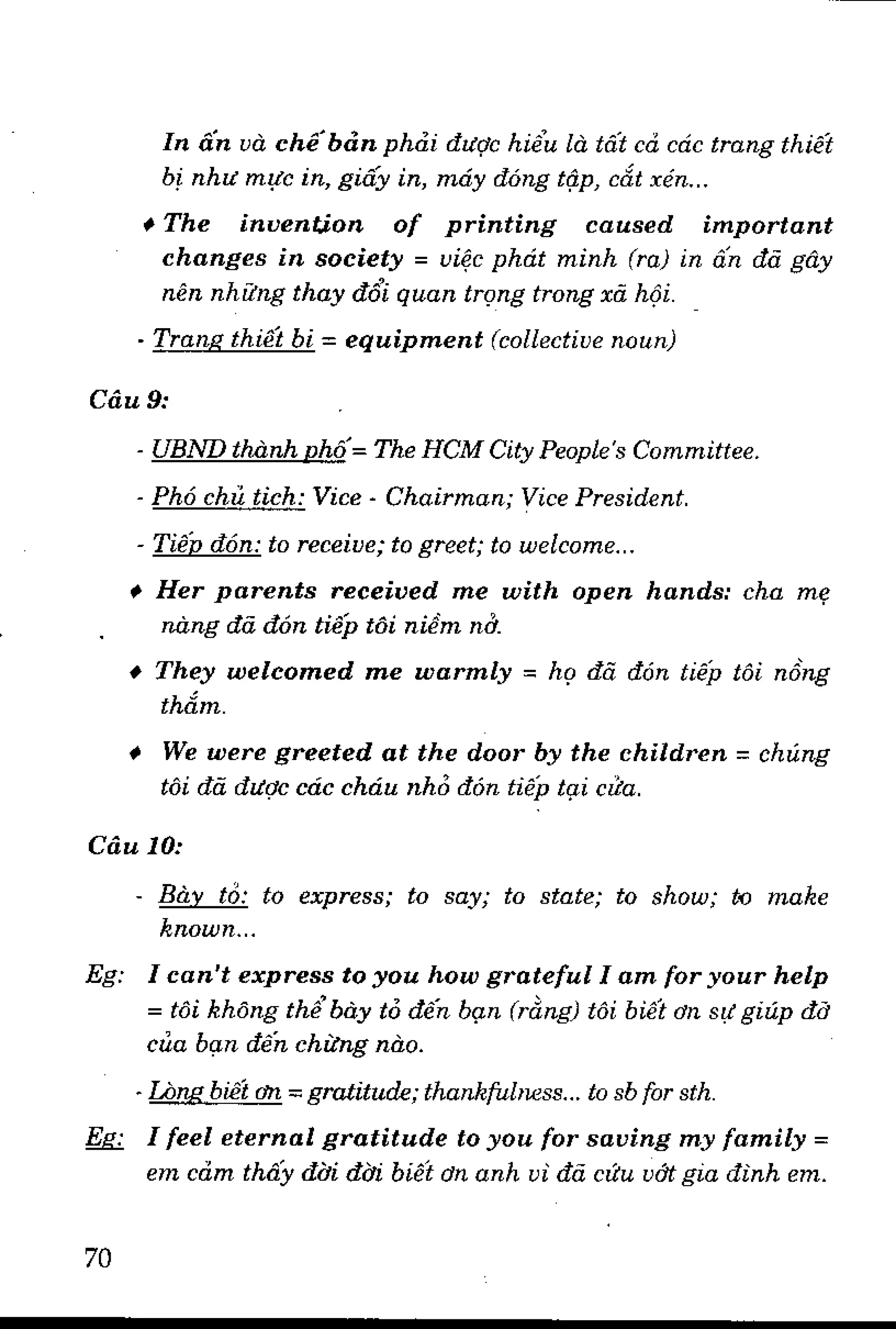 Luyện dịch Việt Anh