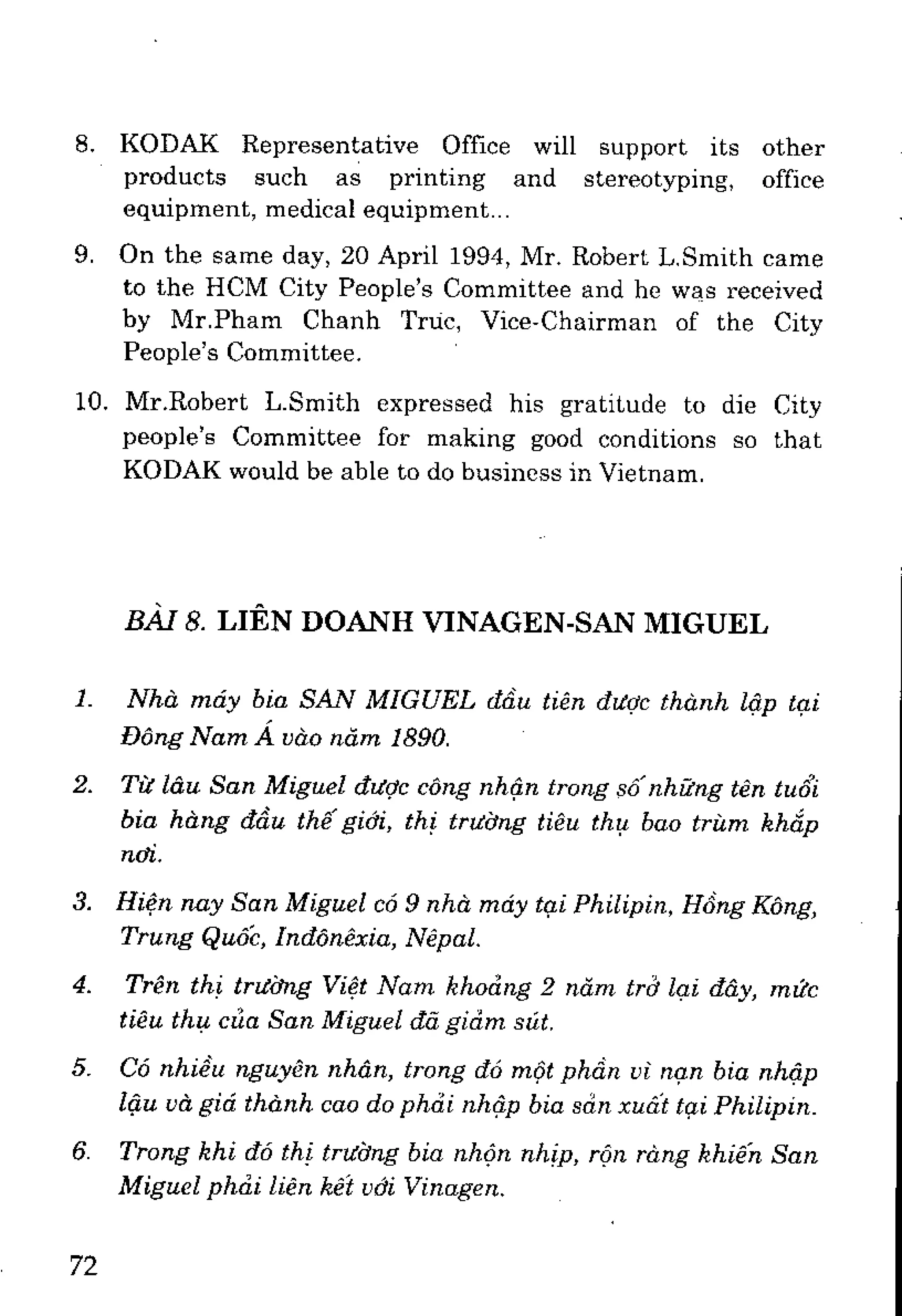 Luyện dịch Việt Anh