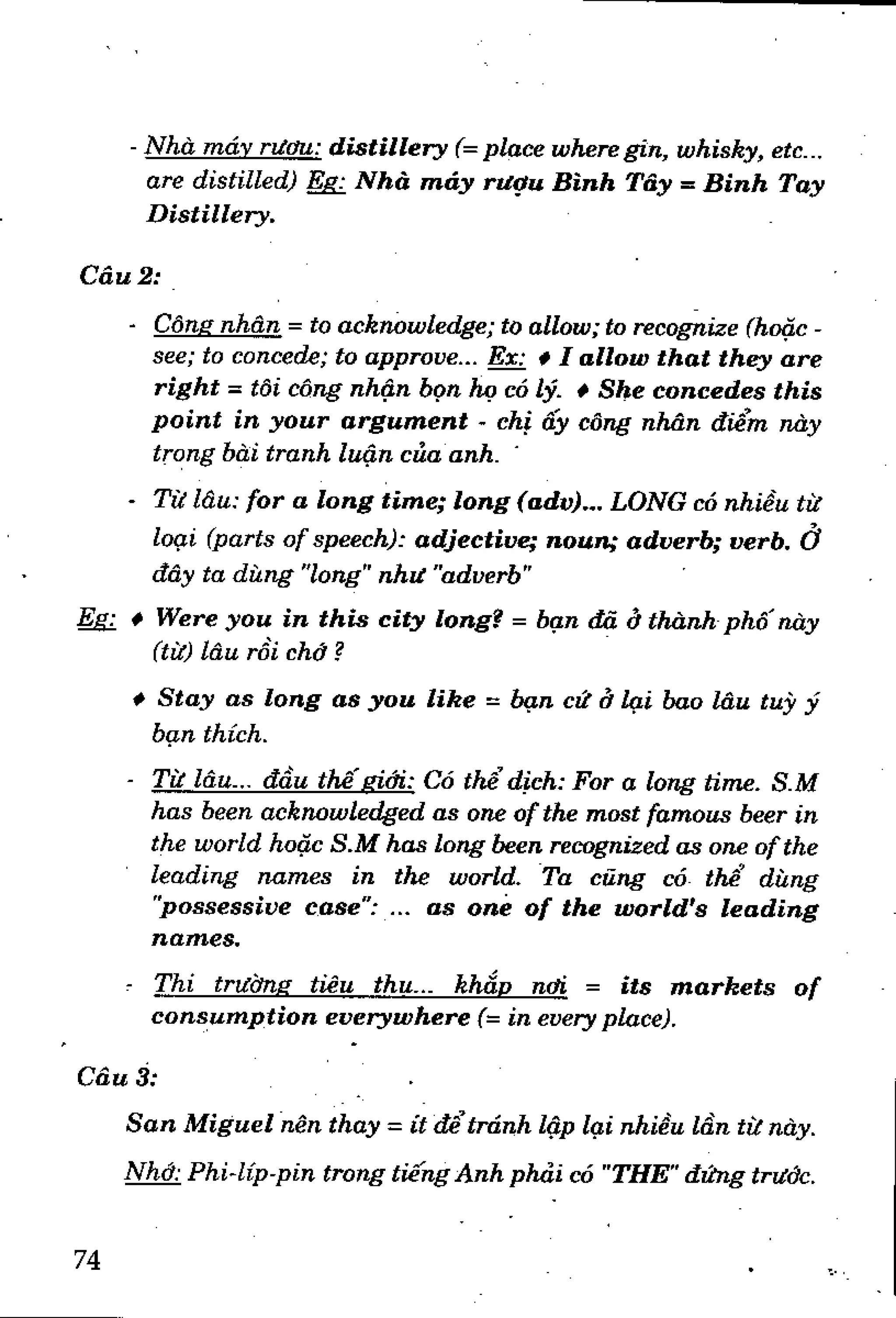 Luyện dịch Việt Anh