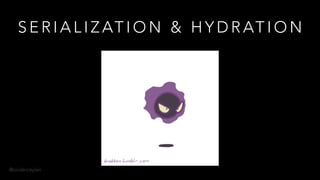 @onderceylan
S E R I A L I Z AT I O N & H Y D R AT I O N
 