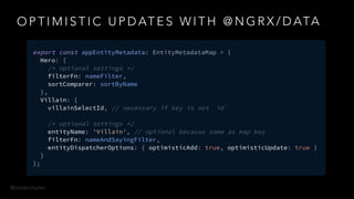 @onderceylan
O P T I M I S T I C U P D AT E S W I T H @ N G R X / D ATA
 