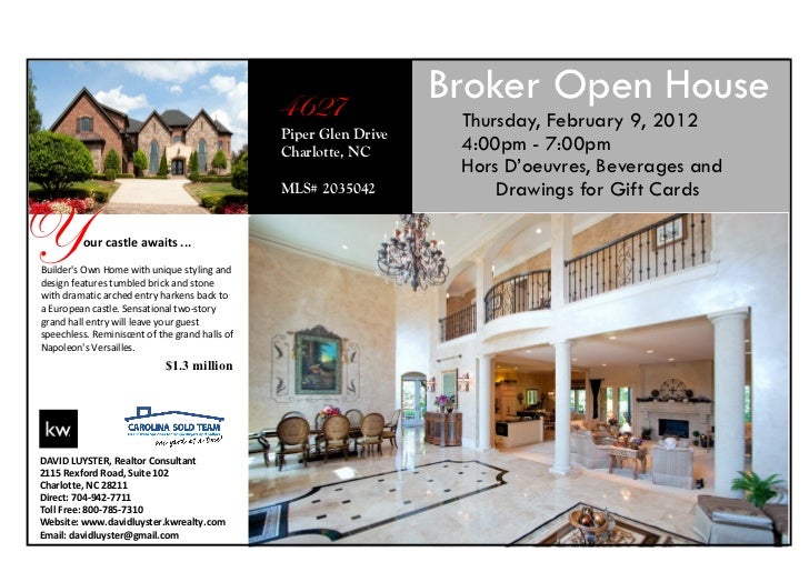 luyster 4627 piper glen open house invitation 1 728