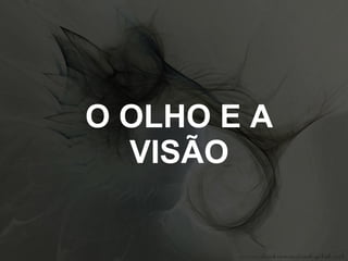 O OLHO E A VISÃO 