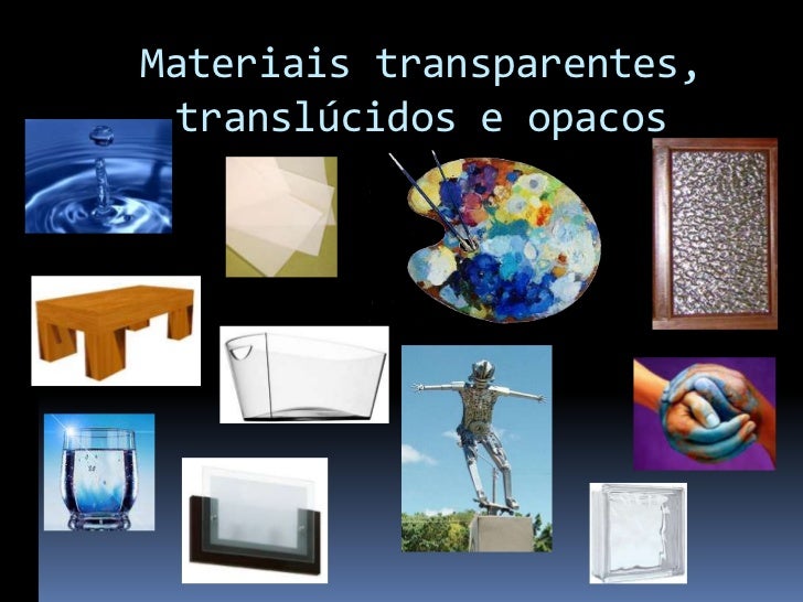 Diferencie Meios Transparentes De Translúcidos E Exemplifique