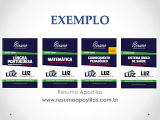 EXEMPLO 
Resumo Apostilas 
www.resumoapostilas.com.br 
 