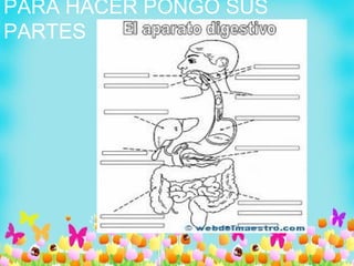 PARA HACER PONGO SUS
PARTES
 