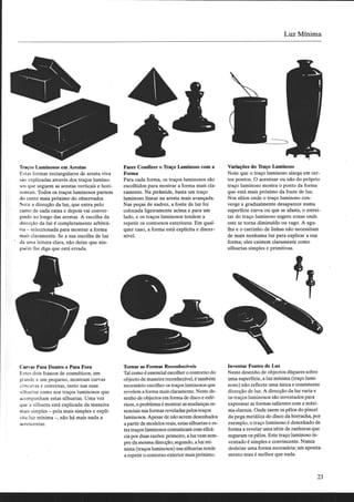 Luz e sombra sem dificuldade