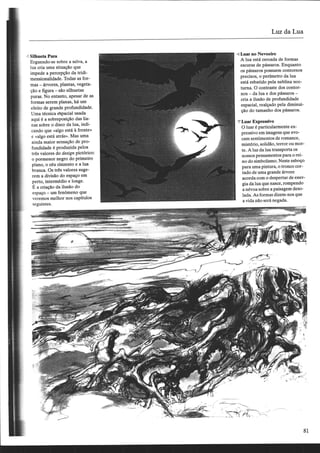 Luz e sombra sem dificuldade