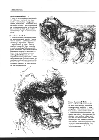 Luz e sombra sem dificuldade