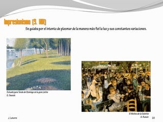 Impresionismo (S. XIX)
 