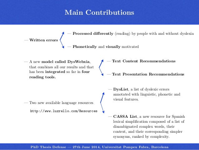 Phd thesis dyslexia