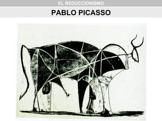 EL REDUCCIONISMO
PABLO PICASSO
 
