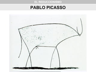 EL REDUCCIONISMO
PABLO PICASSO
 