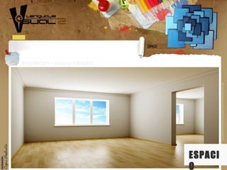 Arquitectura – espacio habitable
ESPACI
O
https://http://blog.arquitecturadecasas.info/2010/10/el-espacio-en-la-arquitectura.html
 