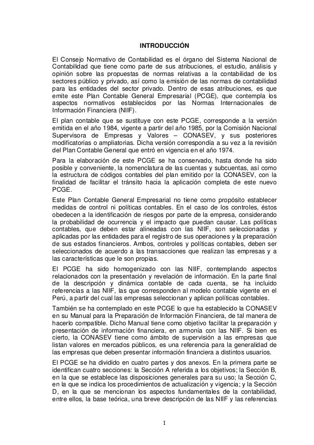 Dinamica Del Plan Contable Financiero 2017 Pdf Peru