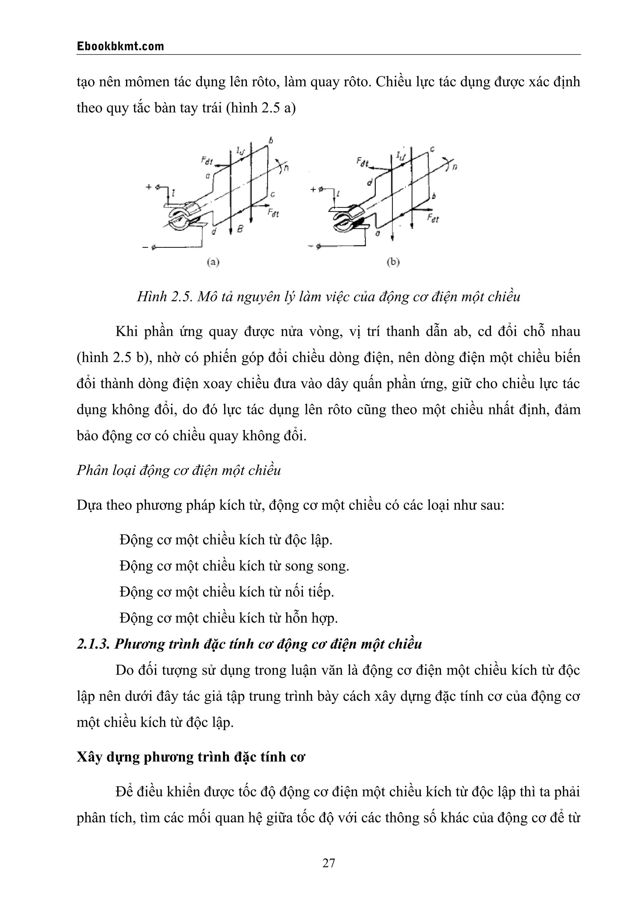 Luận văn: Xây dựng hệ điều khiển mờ cho động cơ điện một chiều | DOC