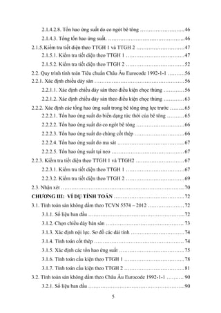 Đề tài: Tính toán sàn, dầm bê tông cốt thép ứng lực trước căng sau | PDF