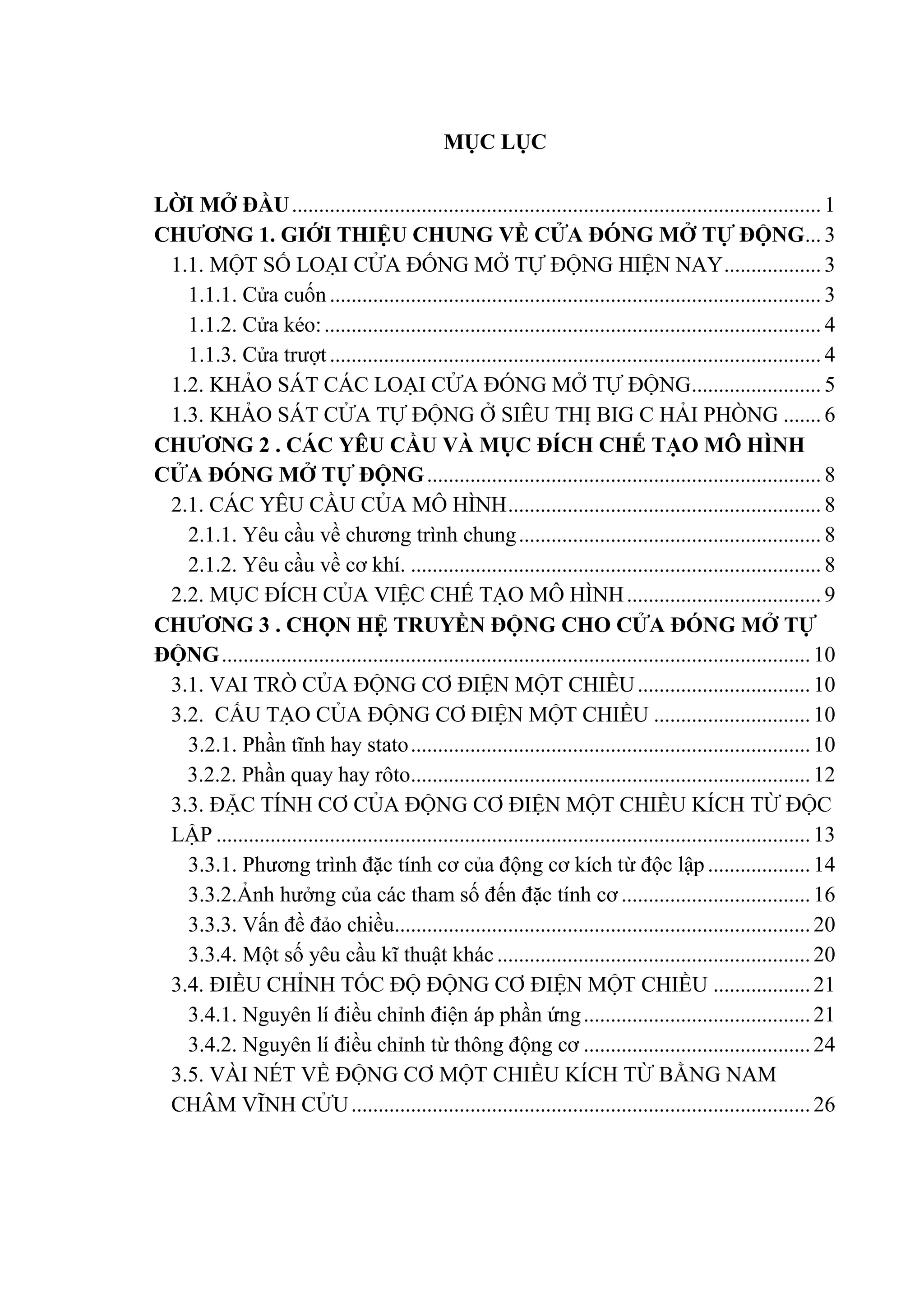 Đề tài: Xây dựng mô hình đóng mở cửa tự động tại các tòa nhà | PDF