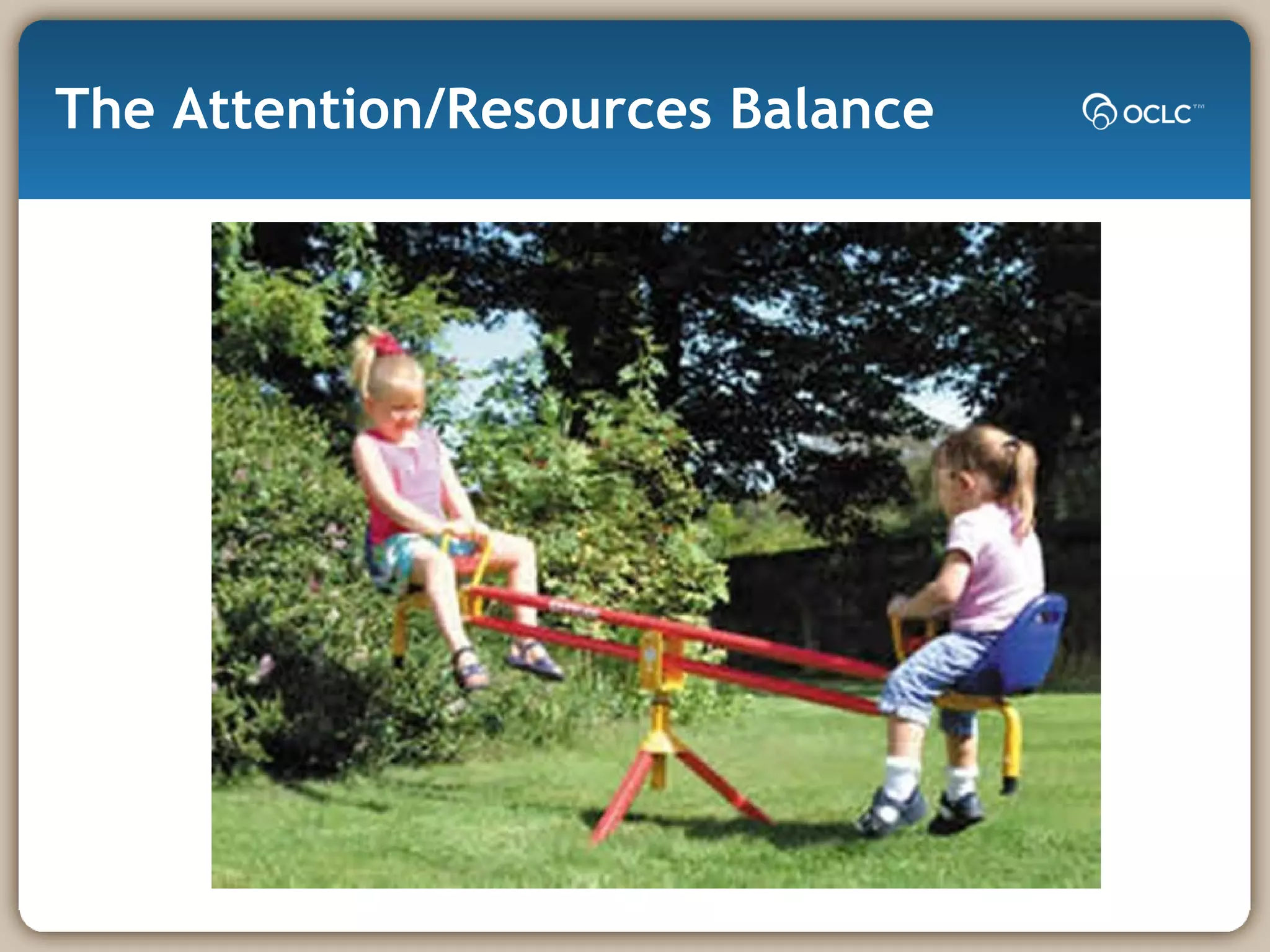 The Attention/Resources Balance 