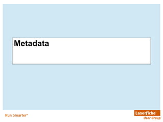 Metadata 