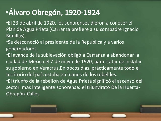 Mapa Conceptual Del Gobierno De Alvaro Obregon shibaswapse.blogspot.com