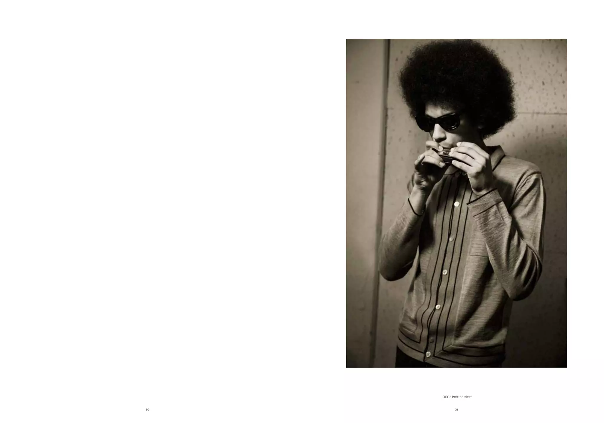 30 31
1960s knitted shirt
 