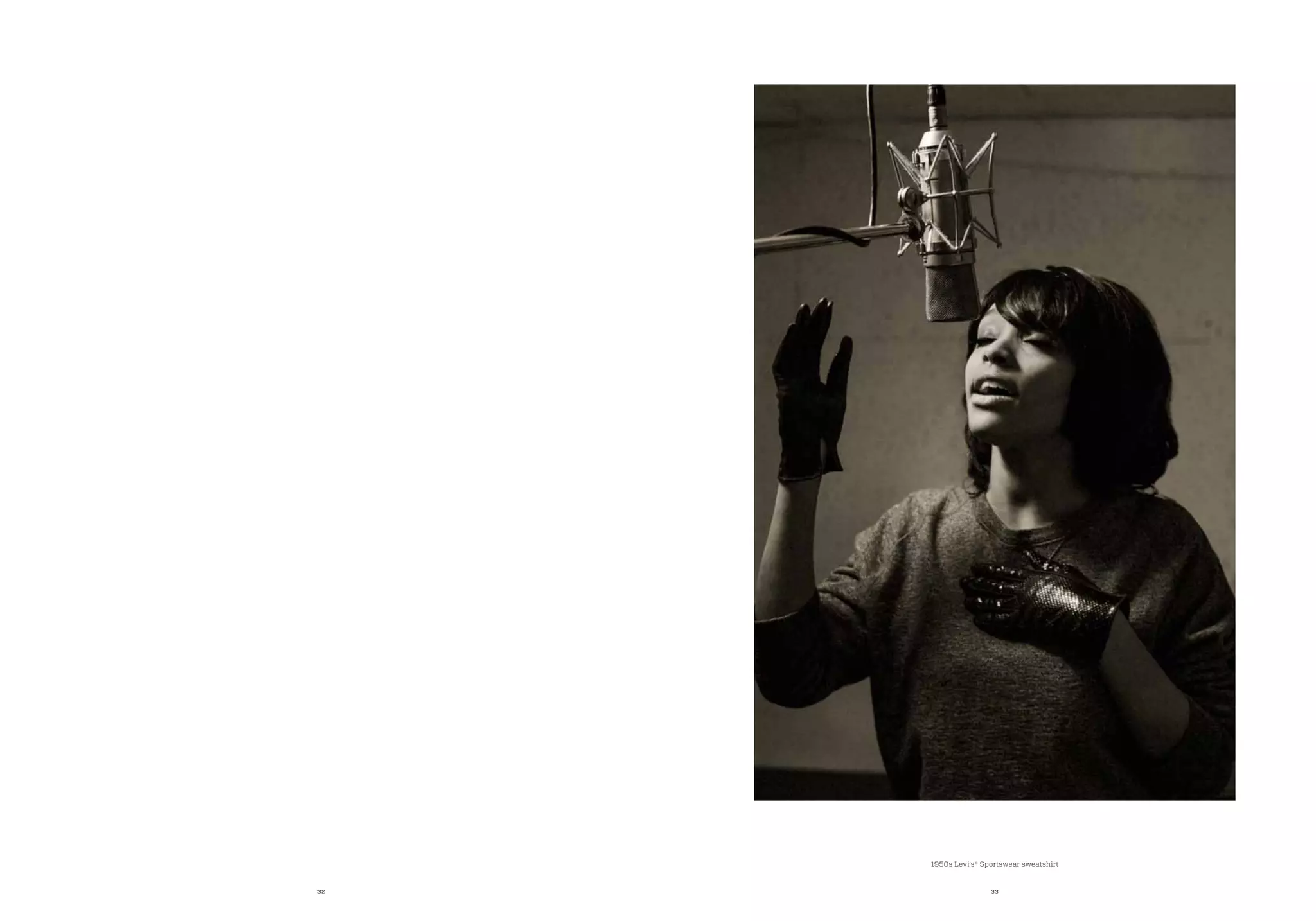 32 33
1950s Levi’s® Sportswear sweatshirt
 