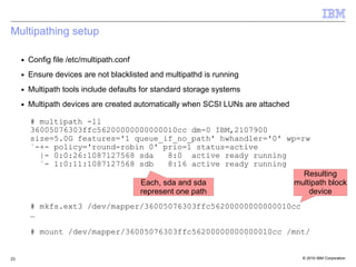 Introduction to SCSI over FCP for Linux on System z | PDF