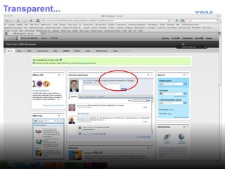 Transparent...




                 © 2011 IBM Corporation   17
 
