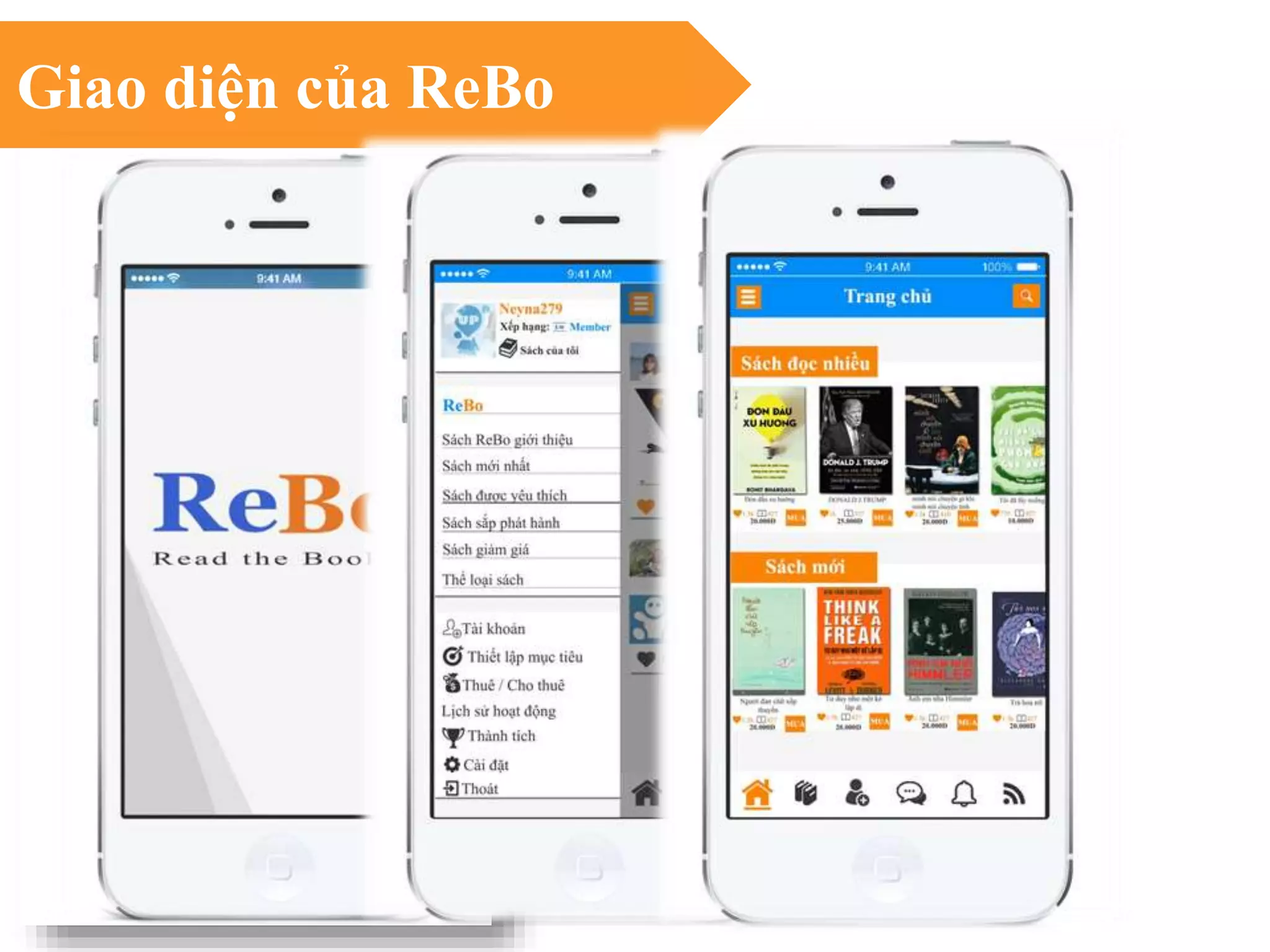 Giao diện của ReBo
 