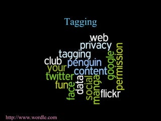 Tagging http://www.wordle.com 