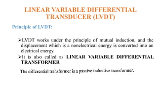 Linear Variable Differential Transducer(LVDT) | PPTX | Physics | Science