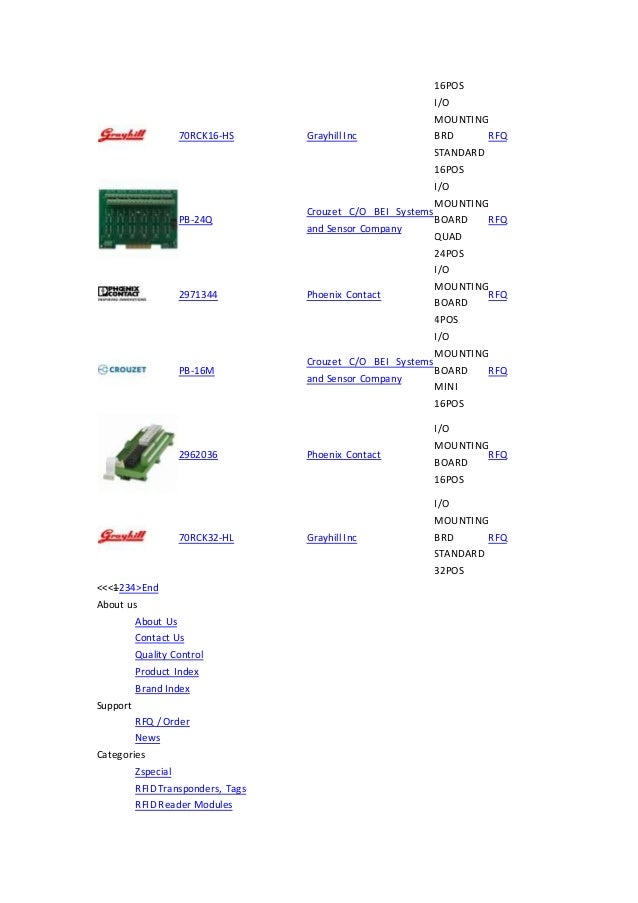 I/O Relay Module Racks Relays
