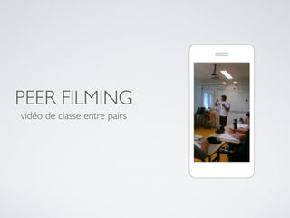 PEER FILMING
vidéo de classe entre pairs
 