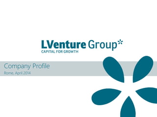 Company Profile
Rome, April 2014
 