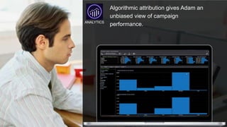 © 2015 Adobe Systems Incorporated. All Rights Reserved. Adobe Confidential. 18
Algorithmic attribution gives Adam an
unbiased view of campaign
performance.ANALYTICS
 