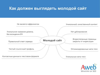 Как должен выглядеть молодой сайт

 