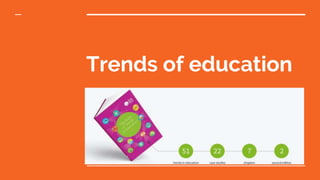 Trends of education
 