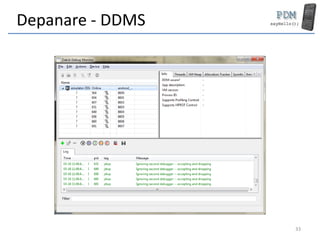 Depanare - DDMS




                  33
 