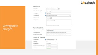 Vertragsakte
anlegen
 